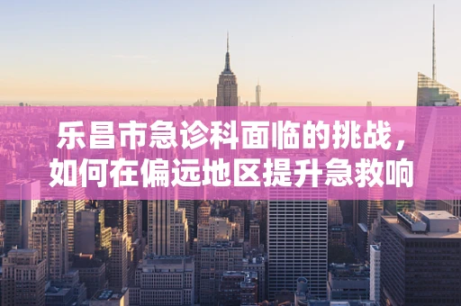 乐昌市急诊科面临的挑战，如何在偏远地区提升急救响应速度？