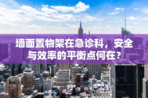 墙面置物架在急诊科，安全与效率的平衡点何在？