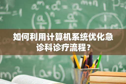 如何利用计算机系统优化急诊科诊疗流程？