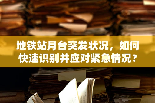 地铁站月台突发状况，如何快速识别并应对紧急情况？