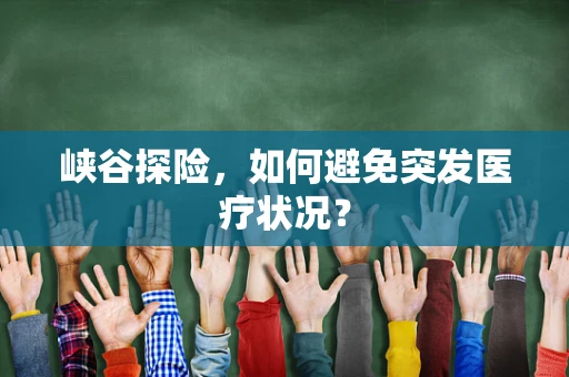 峡谷探险，如何避免突发医疗状况？