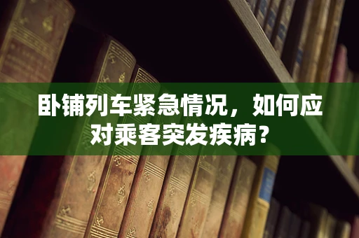 卧铺列车紧急情况，如何应对乘客突发疾病？