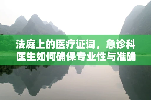 法庭上的医疗证词，急诊科医生如何确保专业性与准确性？