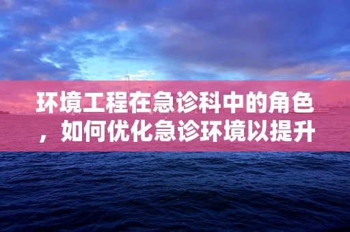 环境工程在急诊科中的角色，如何优化急诊环境以提升患者安全与舒适度？