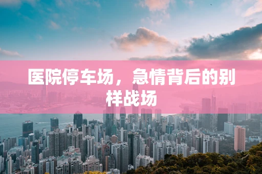 医院停车场，急情背后的别样战场